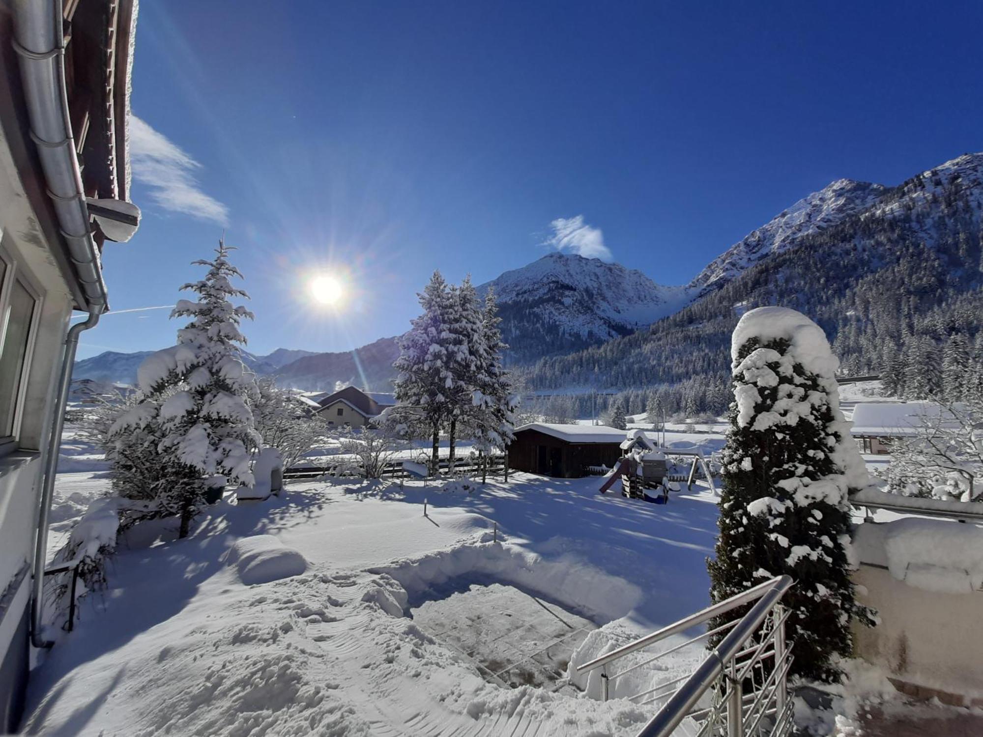 Ferienwohnung Pension Alpengruss Heiterwang Exterior foto