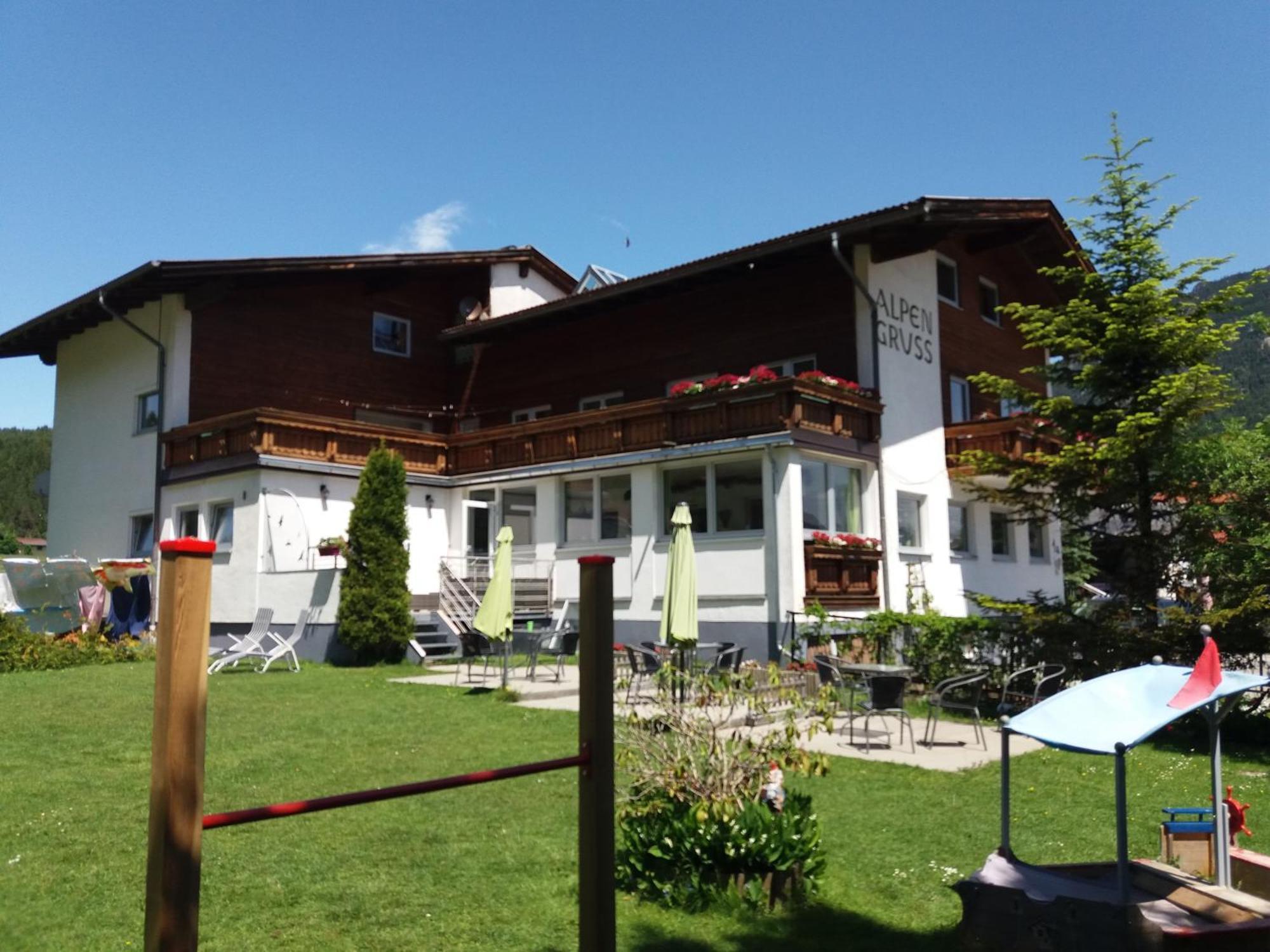 Pension Alpengruss Heiterwang Exterior foto